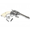 Пневматический револьвер Umarex Colt SAA 45 PELLET nickel, кал. 4,5мм