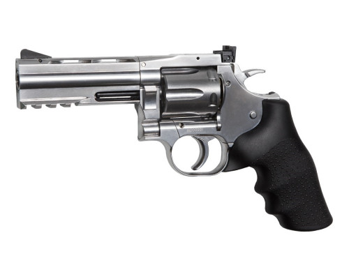 Пневматический револьвер ASG Dan Wesson 715-4 Silver (пулевой)