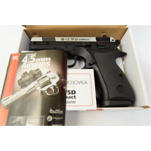 Пневматический пистолет ASG CZ 75D Compact Dual Tone