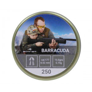 Пневматические пули Borner Barracuda 4,5 мм, 0,70 грамм, 250 штук