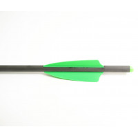 Стрела арбалетная карбоновая Centershot Toxic Carbon 20" Half Moon Nock