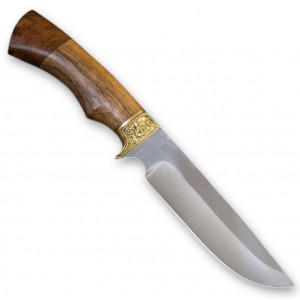 Нож "Лорд" ст.65х13, литье, ценные породы дерева, Семина